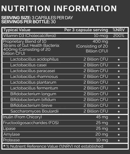 Biotics-8-Supplement-Fact